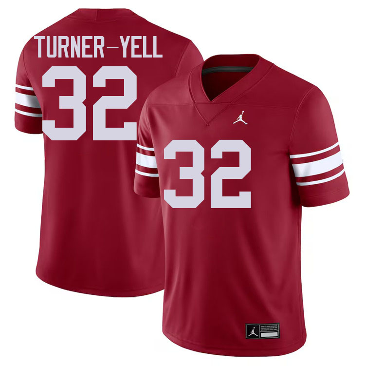 Delarrin Turner-Yell Oklahoma Sooners Jersey,Oklahoma Sooners Football Uniforms,Jersey-Throwback